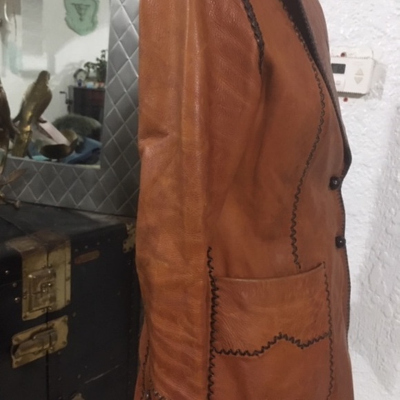 Michael Hoban vintage North Beach Leather Jacket - Picture 2 of 5
